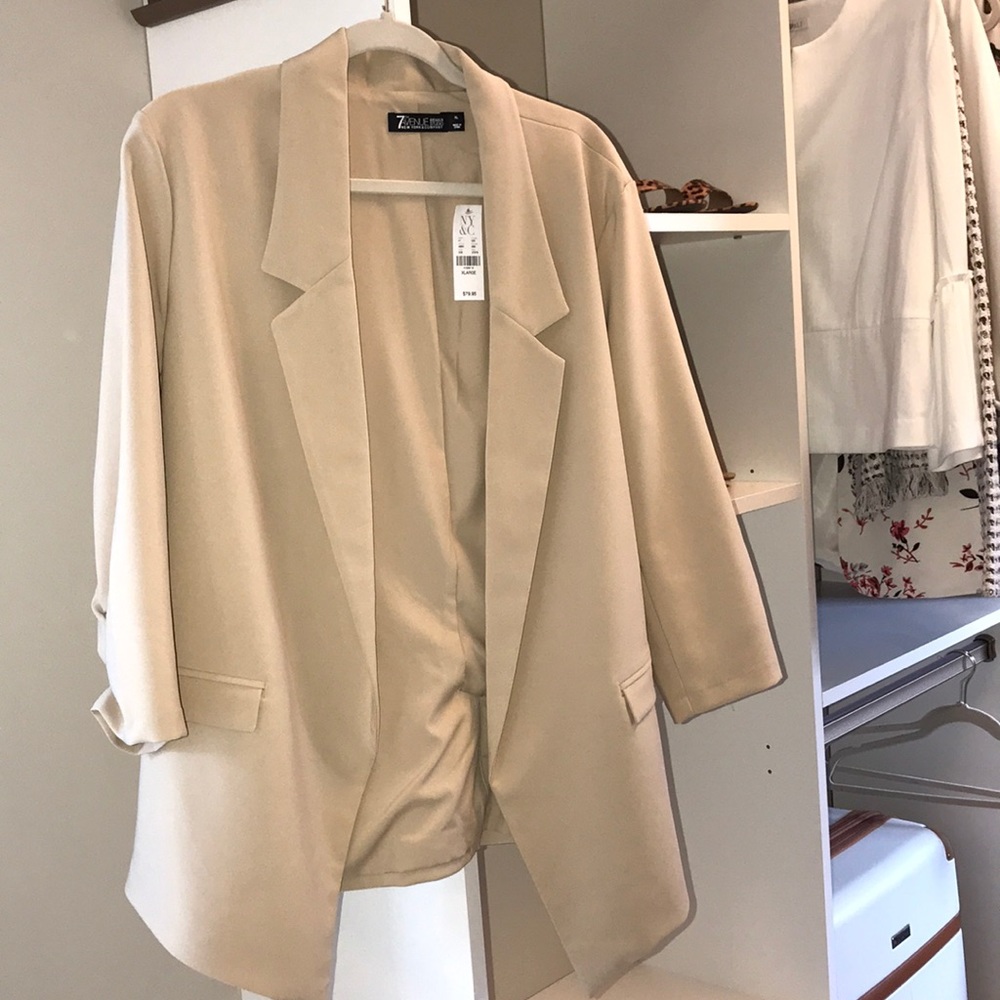 Buy 1 Get pants FREE! NY&Co brand new khaki blazer